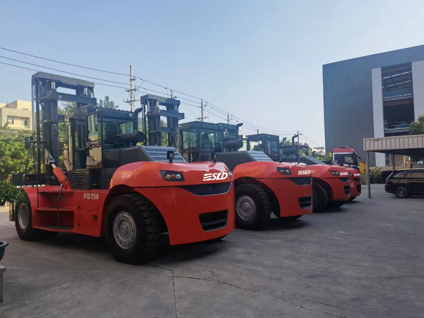 China SLD brand 20 ton,25 ton forklifts are ready for delivery